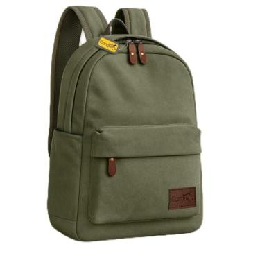 Imagem de Mochila Masulina Feminina de Lona Viagens Acampamento com Espaço Interno Super Confortavel (Verde)