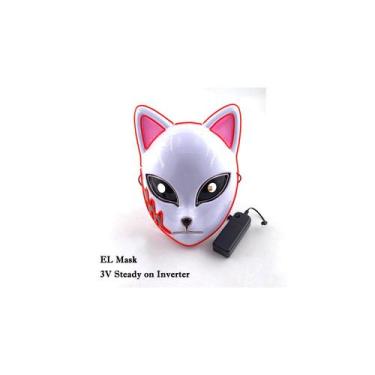 Imagem de Máscara de cosplay Sabito Kimetsu No Yaiba com luzes LED - Lightbek Of