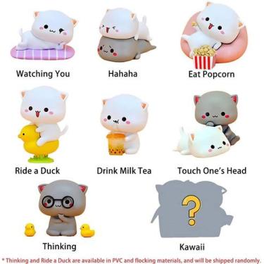 Imagem de Mitao Cat Série Blind Box Kawaii Figuras Ação Aleatória Col - HUOGUO
