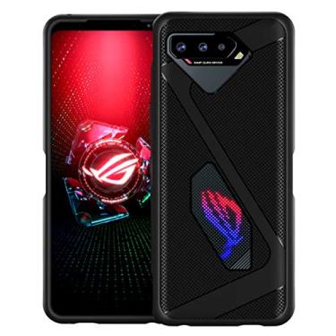Imagem de Redluckstar Capa de celular para jogos para ASUS ROG Phone 5 Capa de silicone e TPU Capa de forma única para homens e mulheres Capa ultrafina resistente a arranhões Capa para celular ROG 5