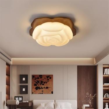 Imagem de Nórdico Moderno Quarto Lâmpada De Teto LED Moda Simplicidade Arte Sala De Estar Estudo De Restaurante Quarto Infantil Corredor Varanda Luz (3818 D58CM)