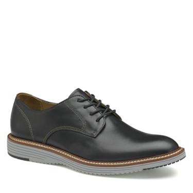 Imagem de Johnston & Murphy Upton Sapatos de bico liso, Grão integral preto, 10.5 Wide
