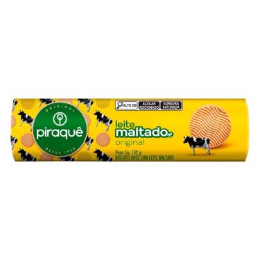 Imagem de Biscoito Piraque Leite Maltado 132g