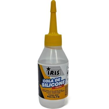 Imagem de Kit de Colas para Artesanato, Íris, Silicone Líquido, 60 ml, Pacote com 6