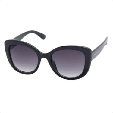 Imagem de Óculos de Sol Grande Luxuoso Clássico, com Case (Preto)