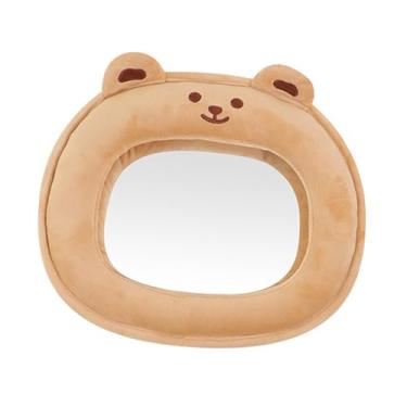 Imagem de Dynwave Espelho retrovisor para carro de bebê, espelho para banco traseiro de carro, acessórios automotivos, profissional, premium, prático, essencial, visão, Urso