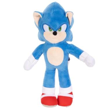 Imagem de Sonic The Hedgehog Boneco de Pelúcia Sonic 3, 23 cm - Filme Sonic 3 Oficialmente Licenciado