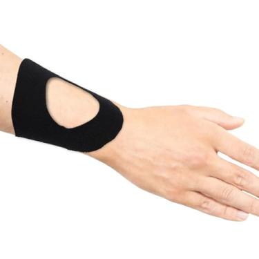 Imagem de 24pc Fita Cinética para Pulso, Suporte de Pulso Esportivo Cinesiológico Pré-Cortado Adesivos Atléticos Elásticos Respiráveis Estabilidade Muscular e Articular Suporte para Tênis Vôlei