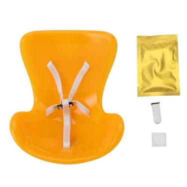Imagem de TOPINCN Cadeira de Boneca de Ventilação de Ar, Assento de Boneca Compacta, Figura Plástica Buggy Buggy, Clipes de Suporte de Ventilação Com Tira e Comprimido de Fragrância para Exibição (Amarelo)