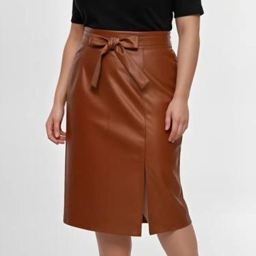 Imagem de Saia material sintético Evangélica Com Lacinho Plus Size 46 / 48 - LOO