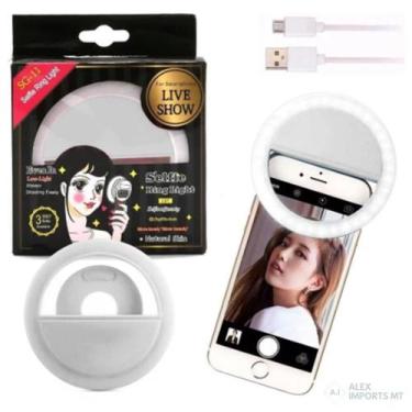 Imagem de Luz Selfie Ring Light Anel Led Flash Celular Tablet Suporte - Alex Imp