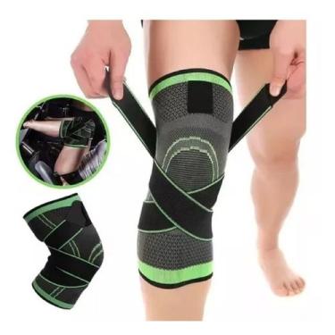 Imagem de Joelheira De Compressão Para Articulação Dores Estabilidade Atividade 