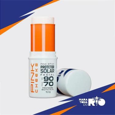 Imagem de Protetor Solar Facial Sem Cor Pink Stick - FPS 90 e FPUVA 70 - Pink Ch