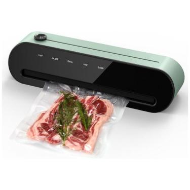 Imagem de Seladora a Vácuo Automática 5 em 1 para Alimentos Secos e Úmidos com Cortador Embutido...