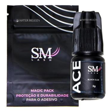 Imagem de Cola Profissional Ace Sm Para Alongamento De Cílios 3g Preto