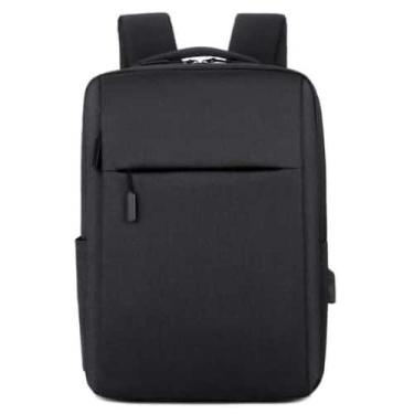 Imagem de Mochila Antifurto Viagem Impermeável Com Compartimento USB Resistente 