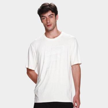 Imagem de Camiseta Fila Comfort Smart Cotton II Masculina, Off white, G