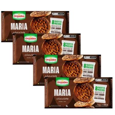Imagem de Biscoito Maria Chocolate Orquídea Pacote 320g