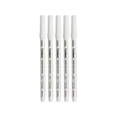 Imagem de Caneta marcadora tondaus cor branca ponta 1.0mm ts05 05 un, PONTA GROS