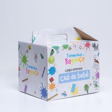 Imagem de Kit Lenços Umedecidos e Chá de Bebê Turminha da Bagunça Kit Infantil -