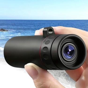 Imagem de Mini telescópio compacto monocular, mini monóculo portátil para adultos, acessórios tecnológicos perfeitos para observação de pássaros, pesca, viagens e paisagens. 8 x 21 mm