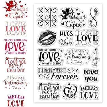 Imagem de Carimbo transparente personalizado de silicone transparente para álbum de fotos faça você mesmo, álbuns de fotos, festivais, 16 x 11 x 0,3 cm