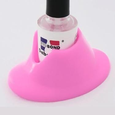 Imagem de Suporte de garrafa de esmalte de unha, ferramenta de base estável para pintar unhas em casa, mesa de manicure e uso diário de cuidados com as unhas
