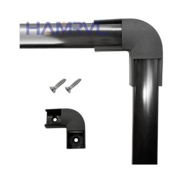 Imagem de Perfil De Alumínio Para Fita De LED De 8-12mm Formato U/V Pacote De 2-