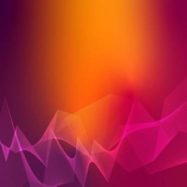 Imagem de Quadro Decorativo Abstrato Colorido em Tons de Vermelho e Laranja para Sala e Escritório 30x30cm