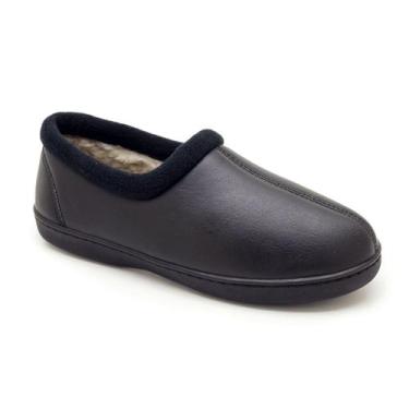 Imagem de Pantufa Forro Pelo Unissex Katurê 602, 37/38, Preto