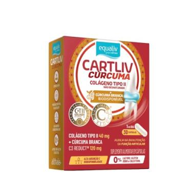 Imagem de Equaliv Cartliv Cúrcuma – Colágeno Tipo II com Cúrcuma Branca – 30 Cápsulas
