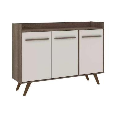Imagem de Buffet De Sala Jantar Rt3134 3 Portas Rustico-off White - Movelbento