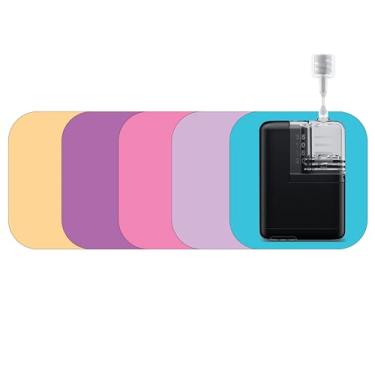 Imagem de Glucomart Adesivos para Mobi – Adesivos de Máxima Resistência, Impermeável e Hipoalergênico (Pacote Sortido Smoothie) (Manga Mobi)