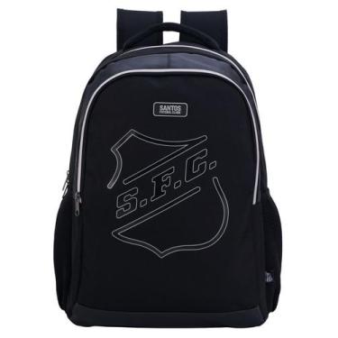 Imagem de Mochila Escolar Esportiva Time Futebol Santos 16623 Original - Xeryus