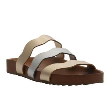 Imagem de Sandália Papete Tiras Coloridas Lançamento Arezzo-Feminino