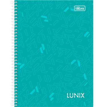 Imagem de Caderno Espiral Capa Dura 1/4 80 Folhas Lunix Tilibra Estampa 1