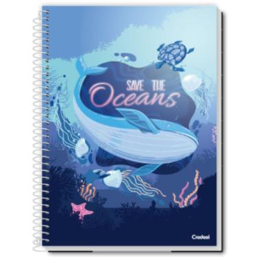 Imagem de Caderno Espiral Capa Dura Universitário My Collection Feminino 96 Folhas Credeal Estampa 10