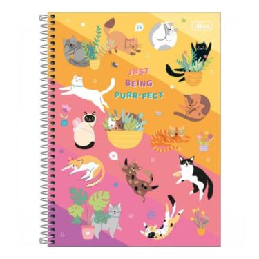 Imagem de Caderno Espiral Capa Dura Universitário Hug Me 1 Matéria 80 Folhas Tilibra Estampa 3