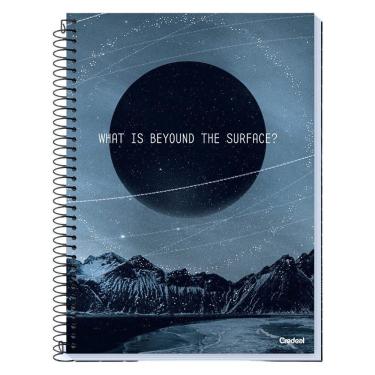 Imagem de Caderno Espiral Capa Dura Universitário Flow 320 Folhas 20 Matérias Credeal Estampa 2