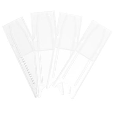 Imagem de Hemoton Caixa de armazenamento de 4 peças para saxofone e clarinete, ventilação de plástico, fácil de carregar, protege palhetas de danos para saxofones alto tenor e soprano