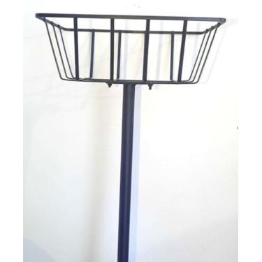 Imagem de Lixeira para calçada resistente com base Desmontável e com pintura ant