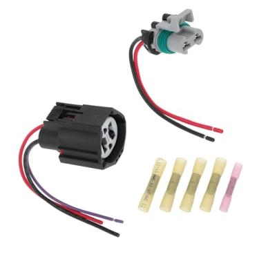 Imagem de VekAuto No.CT43-8C607-AA Ventoinha de Refrigeração Jumper Wire Pigtail Harness para Lincoln MKX 2007-2015 Conector do Módulo de Controle do Ventilador de Refrigeração para Ford Edge 2007-2014 No.902