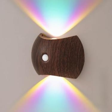 Imagem de Luminária de parede LED para interiores, recarregável, sem fio, estilo vintage, com controle remoto, cúpula de tecido, sem necessidade de conexão à energia, 2 peças, 5000 mAh, recarregável,