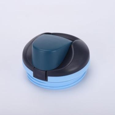 Imagem de Tampa de substituição compatível com copo Owala Freesip Sway de 1,2 litros, acessório de tampa de copo de garrafa de água à prova de vazamento, compatível com Owala 1,134 g, livre de BPA (azul escuro