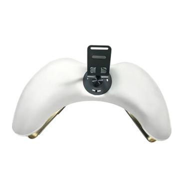 Imagem de Kokiya Apoio de mão para nail art com suporte para celular e pés de metal. Mesa de manicure portátil e confortável para uso doméstico, Branco