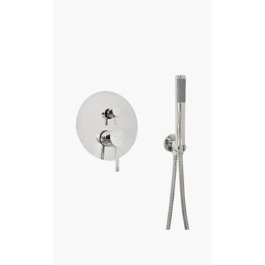 Imagem de Registro de Chuveiro Monocomando 4 Vias Completo com Base Padrão Konnen e Ducha Manual Round - Cromado