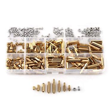 Imagem de Pissente Porca, Latão M2 M3 Kit de Sortimento de Espigão Espigões para Placa-Mãe Espaçadores para PCB Espaçadores para Placa de Circuito para Montagem de Hardware Eletrônico (Estilo B)