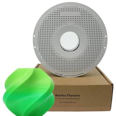 Imagem de Filamento 3d Bambu Lab Pla Básico Gradient 1kg 1,75mm Com Carretel Reutilizável Cor Mint Lime 10904