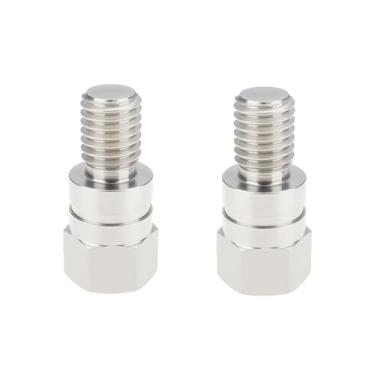 Imagem de SING F LTD 2 peças de parafusos adaptadores de espelho retrovisor de motocicleta compatíveis com BMW R1200GS R1200R R1250GS R1250R 9,4 x 32,6 mm