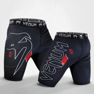 Imagem de Short de Compressão Venum Black Belt Dark-Masculino